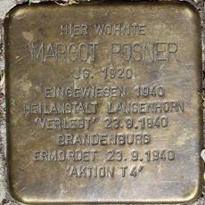 Stolperstein dedicated to Margot Posner