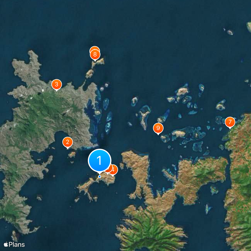 Park Narodowy Komodo Mapa