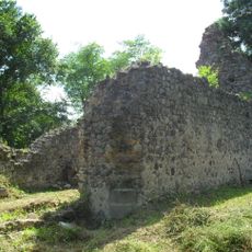 Medieval church ruins in Veľká Čalomija