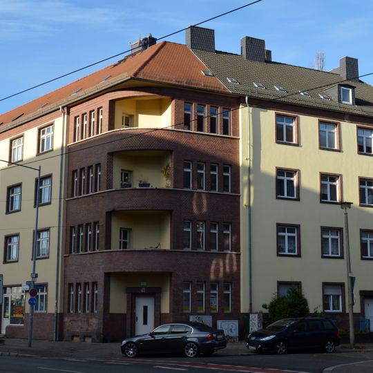 Brunnerstraße 1, Halberstädter Straße 58, 58a