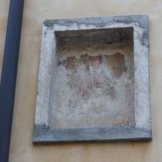 Catholic church building, mural, Work of art