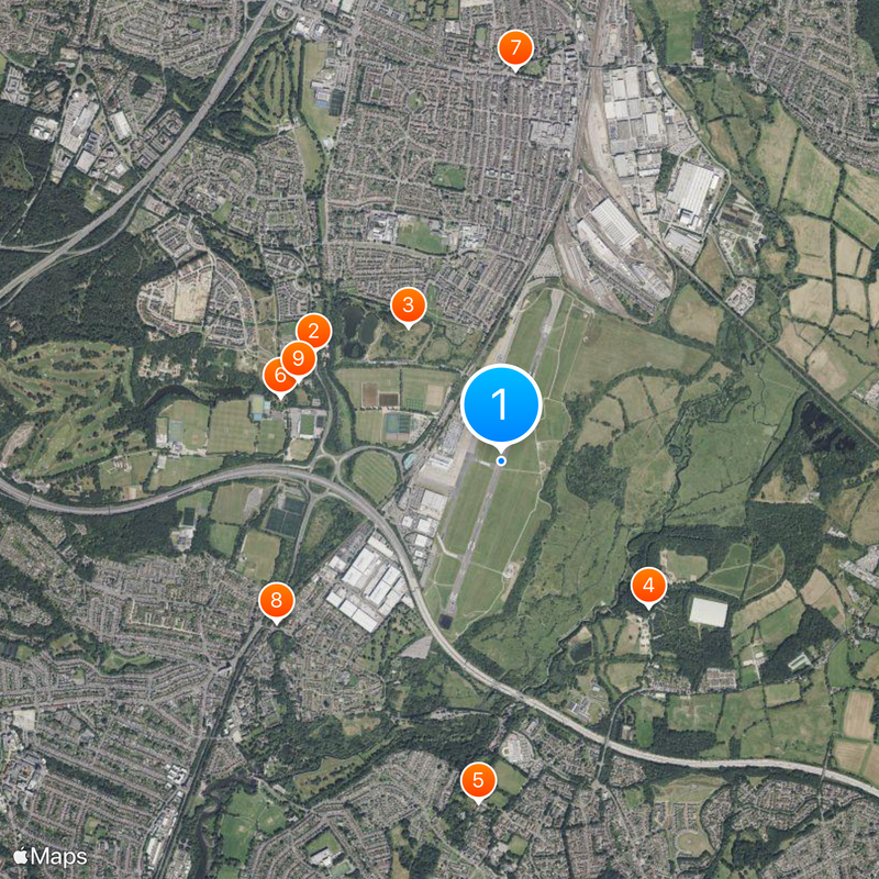 Southampton Airport Map