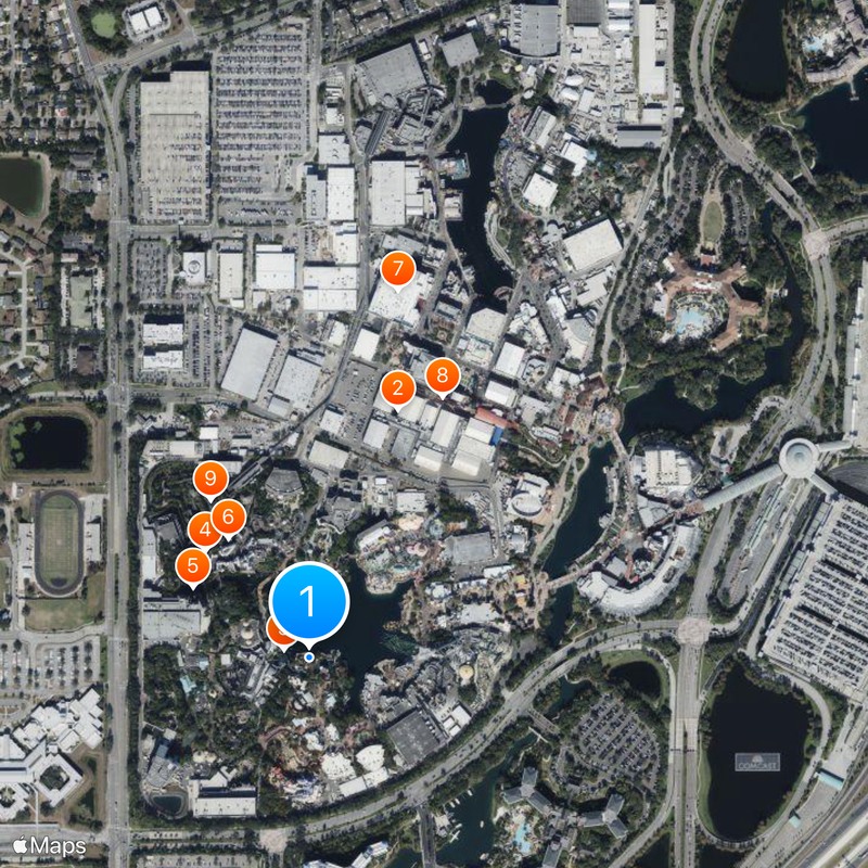 Marvel Super Hero Island Mapa