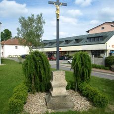 Kříž u kostela svatého Václava v Křižanově
