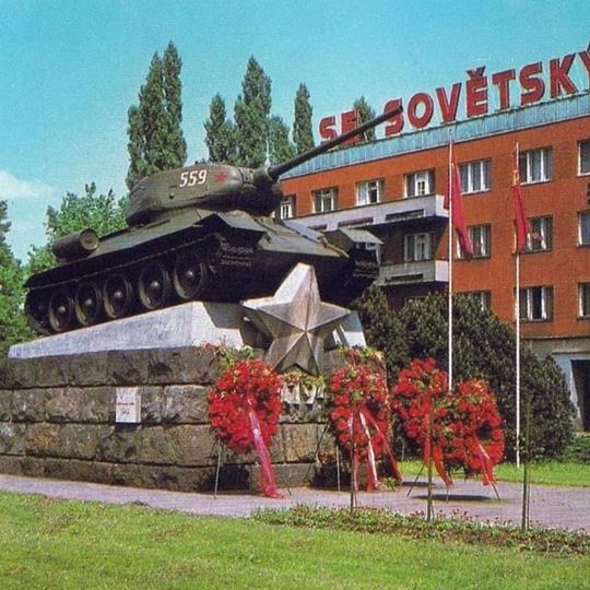 Monument of the liberation of the city by the Red Army