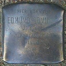 Stolperstein dedicated to Edmund Sonn