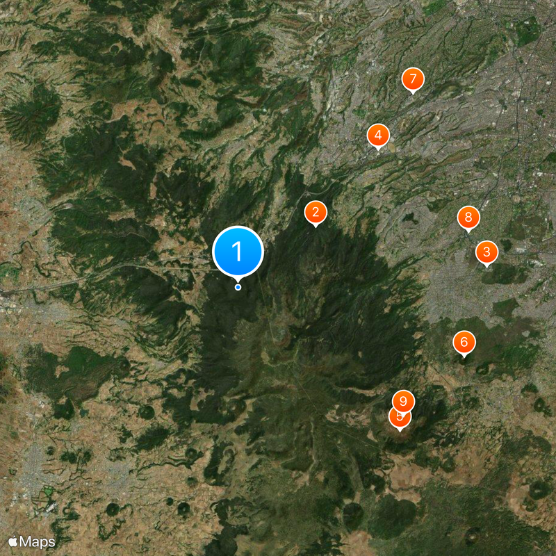 La Marquesa National Park Map