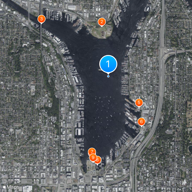 Lake Union Map