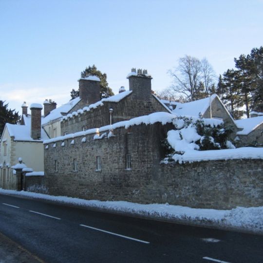 The Manor House And Wall Attached To Rear