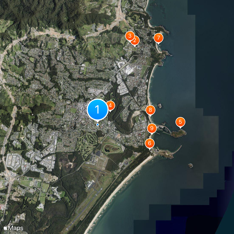 Coffs Harbour Map