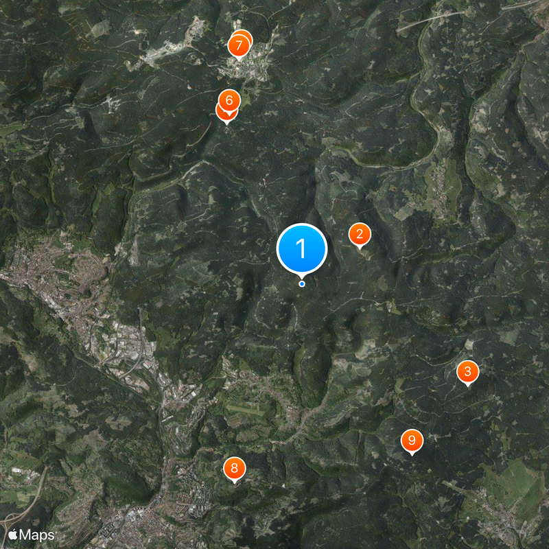 Großer Beerberg Mappa