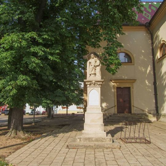 Socha svaté Anny v Lanžhotě u kostela