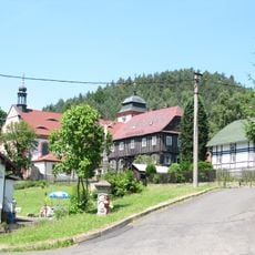 Kříž u domu 123 v Jetřichovicích