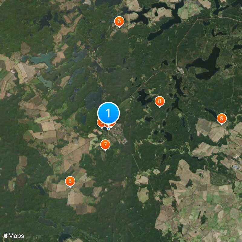 Castello di Rheinsberg Mappa