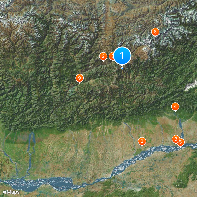 Sela Pass Map