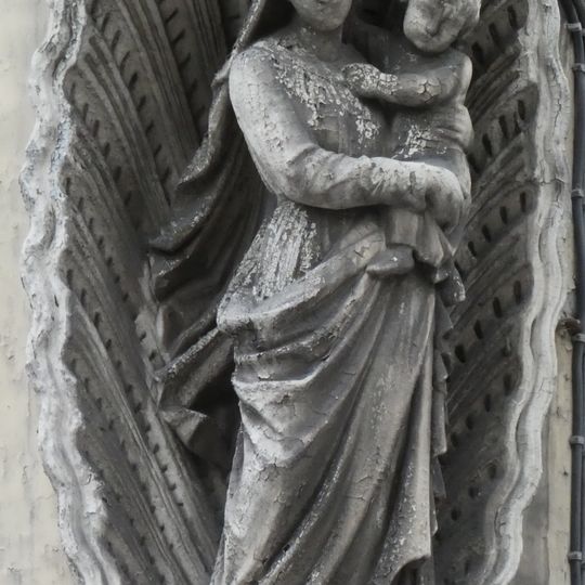 Vierge à l'Enfant place Saint-Nizier et rue Paul Chenavard