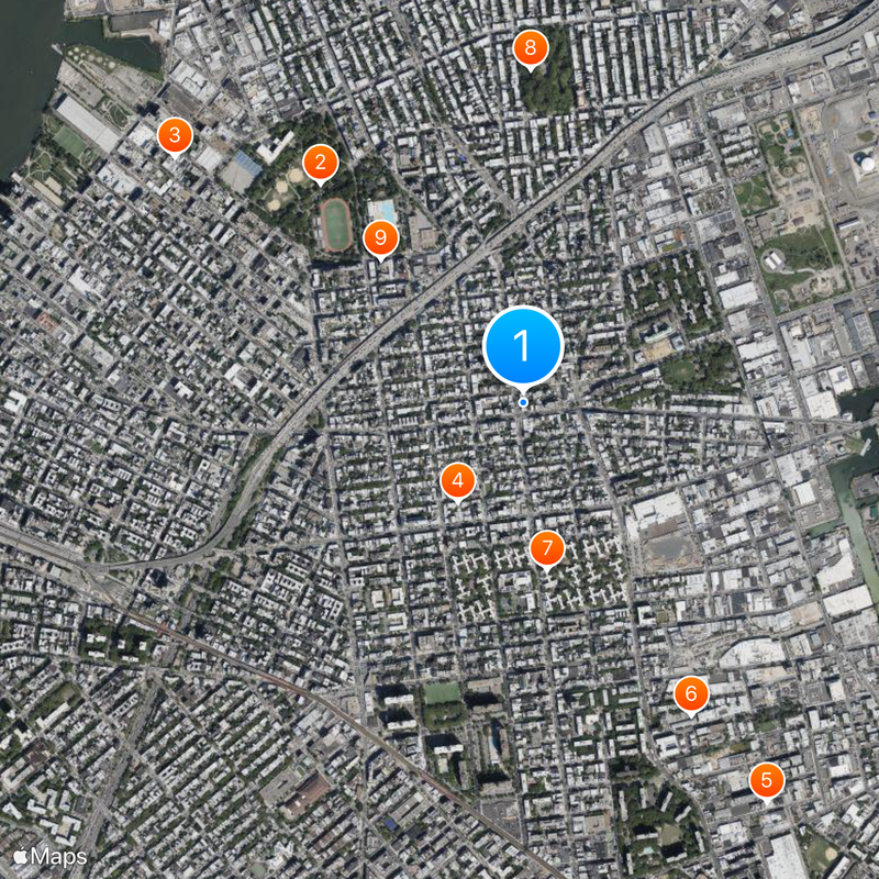 East Williamsburg Map
