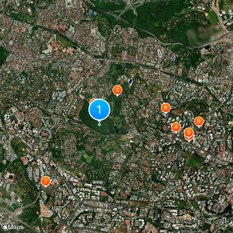 Istana Woodneuk Mapa