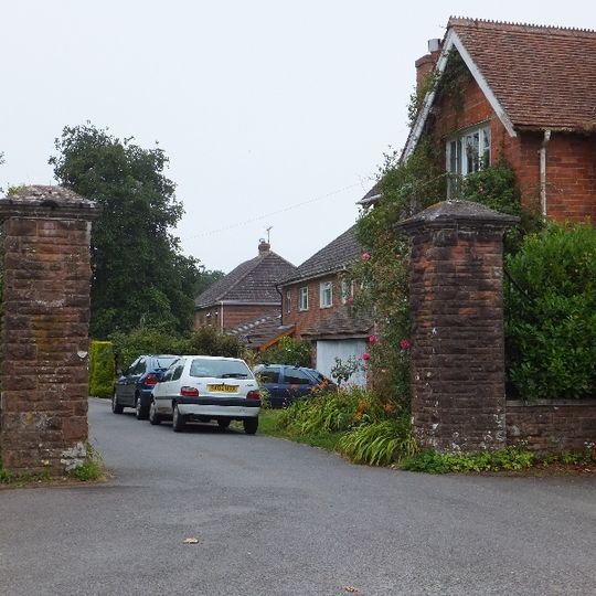 Gate Posts Approximately 130 Metres North East Of Farringdon House