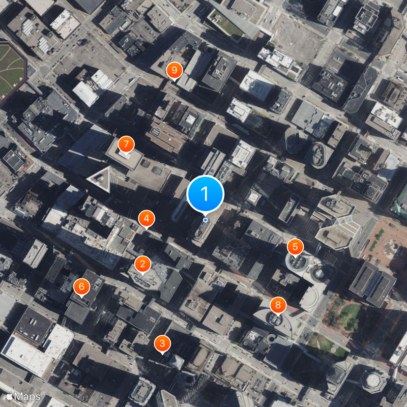 Wells Fargo Center Karte