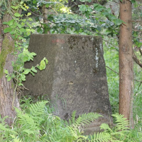 Podstavec u silnice 9 jižně od osady Lesné