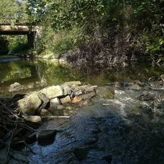 Most přes Klenici jižně od Obrubců