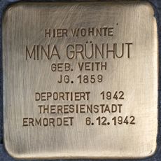 Stolperstein em memória de Mina Grünhut