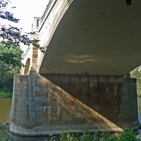 Bridge of Husova street over the Ohře in Postoloprty