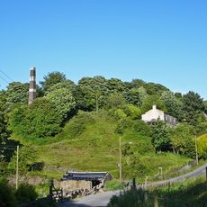 Chimney Stack Of The Former Clayton Fireclay Works Approximately 56 Yards South West Of The Towers