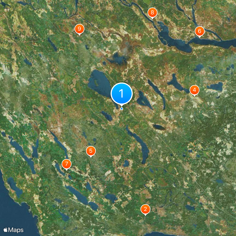 Mannerheim-linie Kaart