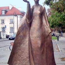 Marie Curie monument in New Town