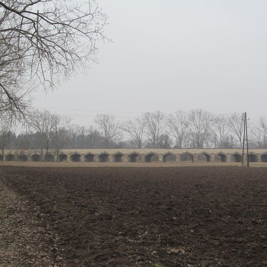 Inundation bridge in Louny