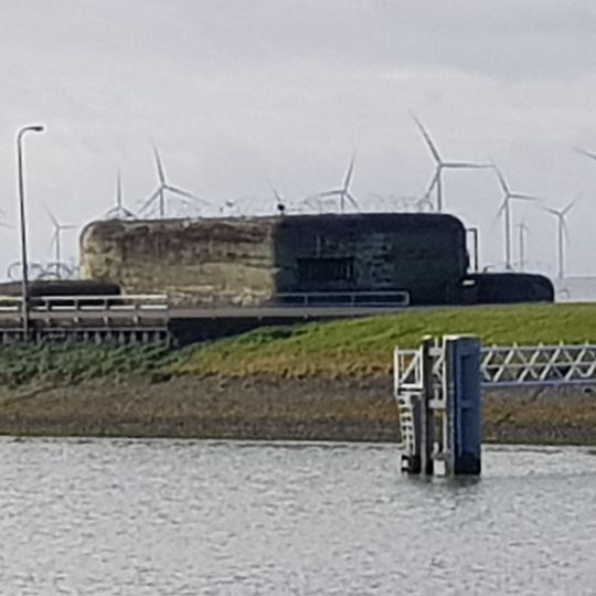 Duitse open opstelling voor luchtdoelartillerie