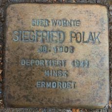 Stolperstein em memória de Siegfried Polak
