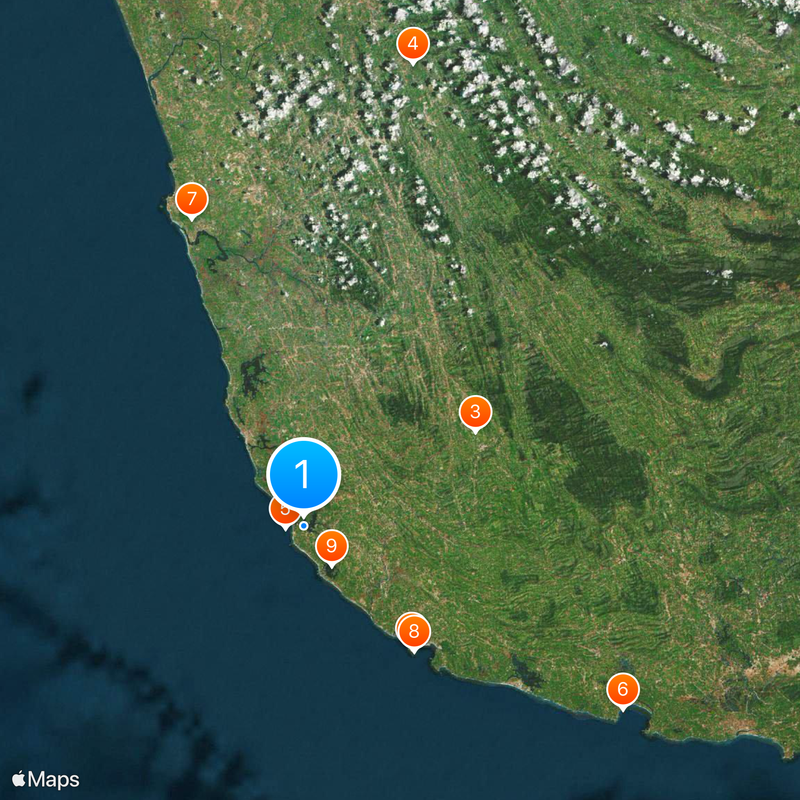 Hikkaduwa Map