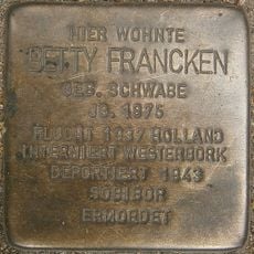 Stolperstein dedicated to Betty Francken