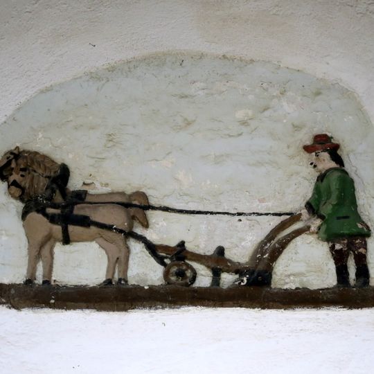 Mörtelplastik am Bauernhof "Haberbauer"