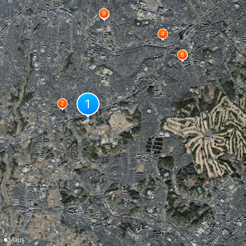 Yokohama Hayato Junior & Senior High School Map