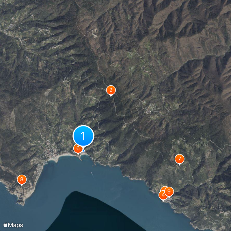 Monterosso al Mare Mapa