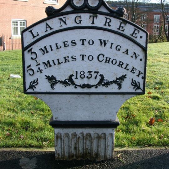 Mile Post Outside Bleach Works