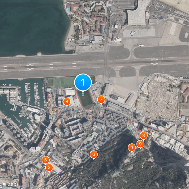Victoria Stadium Map