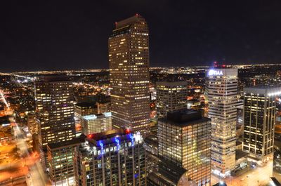 At night 0