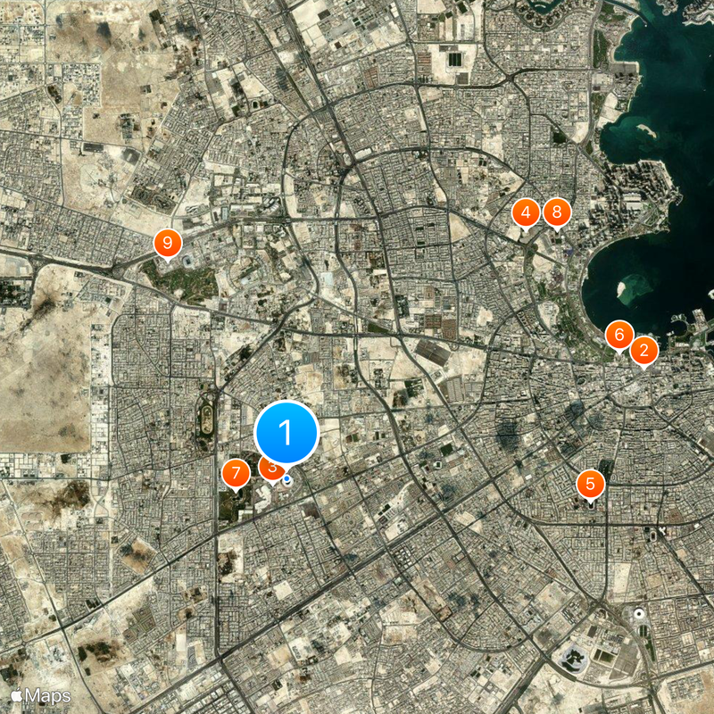 Stade international de Khalifa Carte