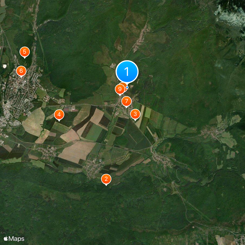 Krásna Hôrka Castle Map