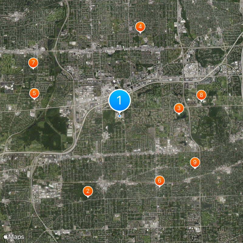Midwestern University Map