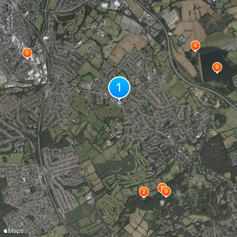 Bushey Map