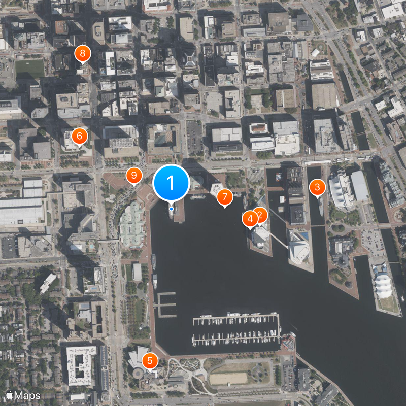 USS Constellation Map