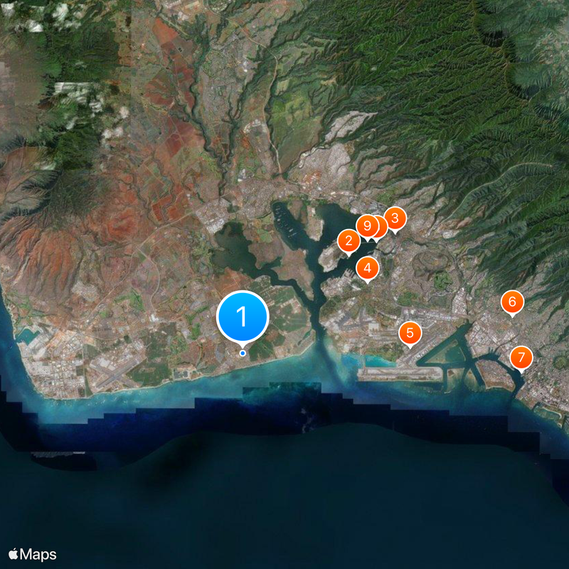 ʻEwa Beach Map