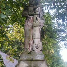 Socha svatého Antonína Paduánského s Ježíškem