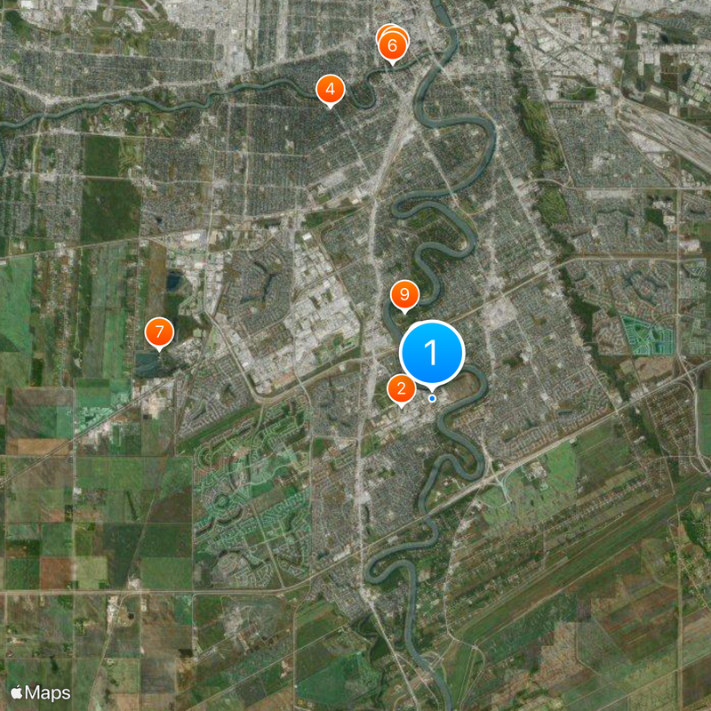 Brandon University Map
